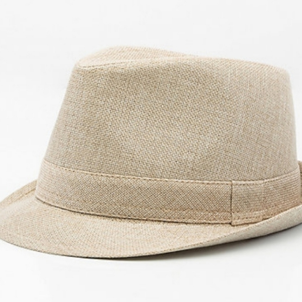 Pull & Bear linen fedora hat